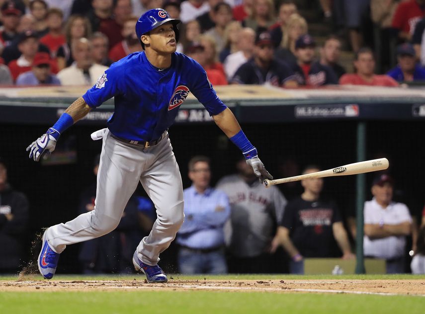 Addison Russell se unió a Albert Pujols (2011), Hideki Matsui (2009) y Bobby Richardson (1960) en impulsar seis carreras en un juego de Serie Mundial