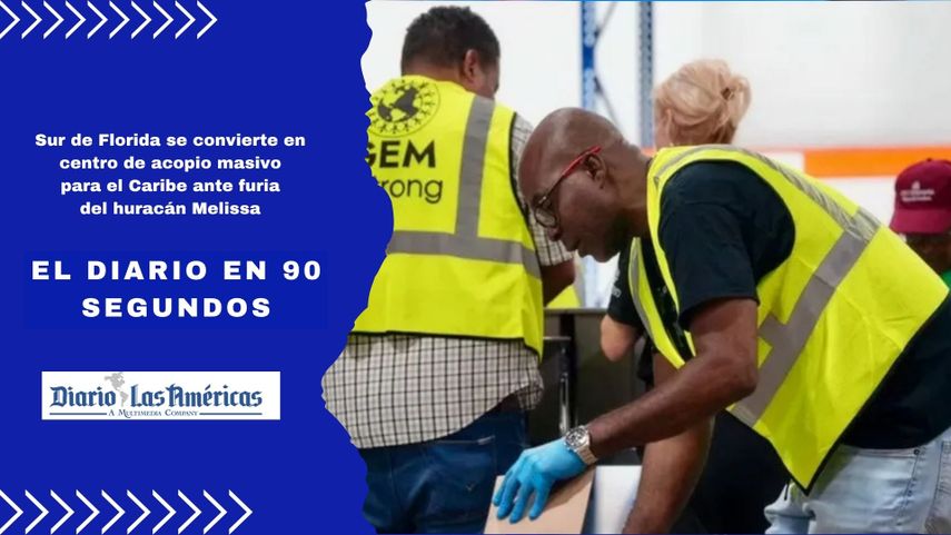 Sur de Florida se convierte en centro de acopio masivo para el Caribe ante furia del huracán Melissa