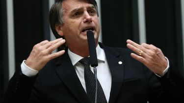 El candidato presidencial Jair Bolsonoro&nbsp;