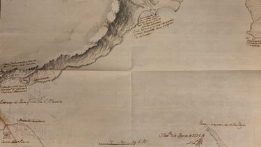 Mapa de la Bahía de La Habana.