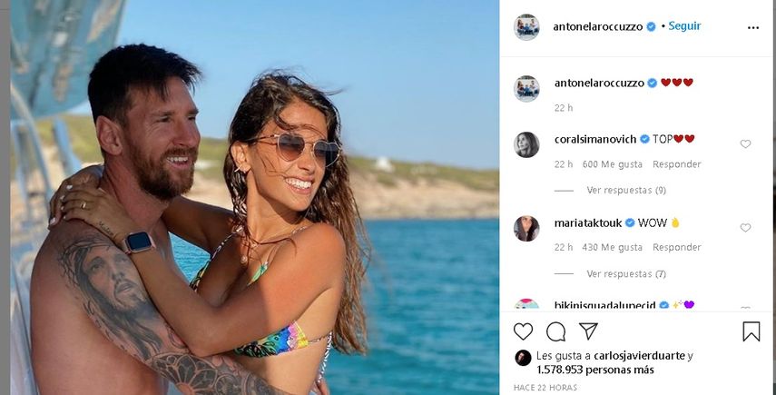 Ibiza se ha convertido en uno de los destinos preferidos de los Messi-Roccuzzo en los &uacute;ltimos a&ntilde;os.