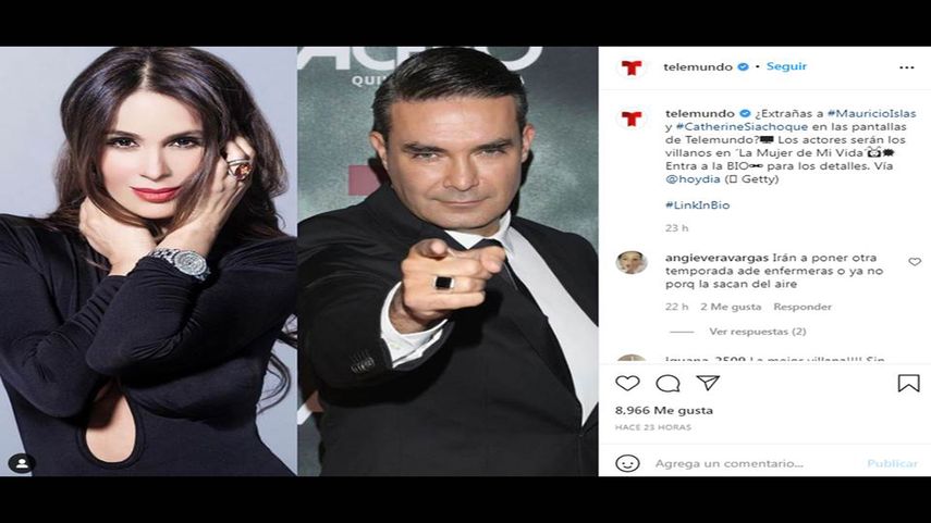 Telemundo revela el elenco de La mujer de mi vida.