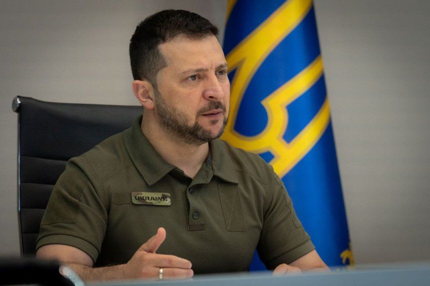 Volodimir Zelenski, presidente de Ucrania.