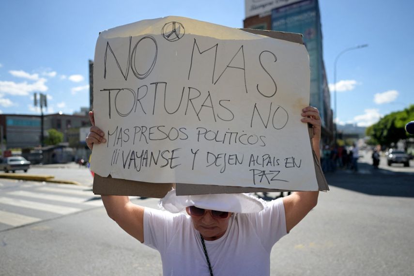 Ciudadanos dentro y fuera de Venezuela, exigen a la dictadura la liberación de los presos políticos&nbsp;