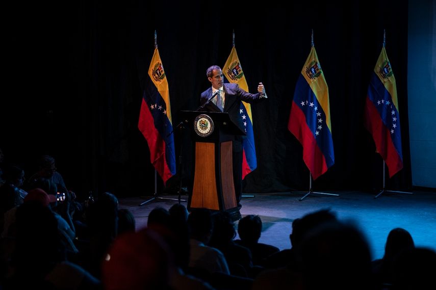 Juan Guaidó, dirigente opositor venezolano.