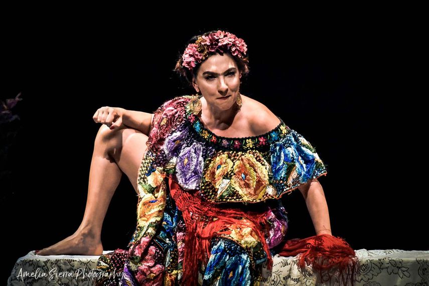 Carmen Olivares en escena.&nbsp;