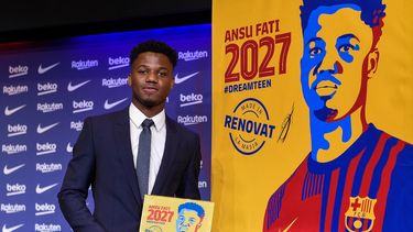 El extremo Ansu Fati se le otorgó el dorsal 10 que tuvo Lionel Messi en el FC Barcelona