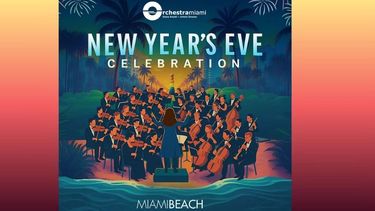 Flyer del concierto de nochevieja de la Orchestra Miami.&nbsp;