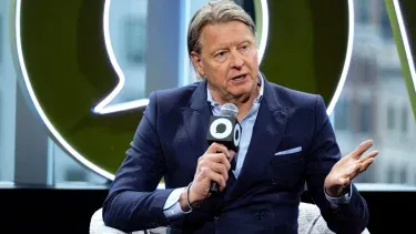 Hans Vestberg, CEO de Verizon, se dirige a la audiencia de la conferencia Global Citizen Now, el miércoles 1 de mayo de 2024, en Nueva York.