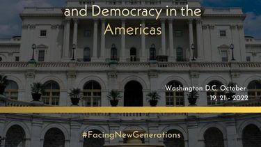 Anuncio de la próxima cumbre de Juventud y Democracia En Las Américas.&nbsp;