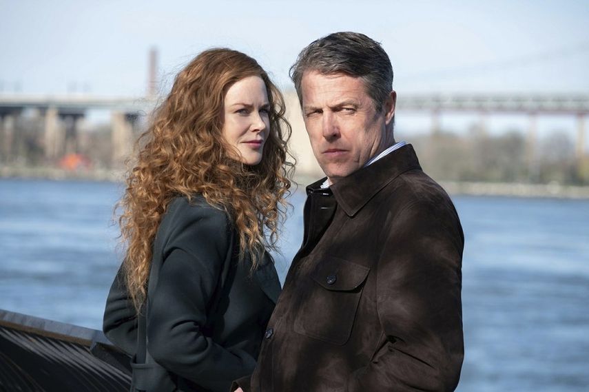En esta imagen difundida por HBO, Nicole Kidman y Hugh Grant en una escena de The Undoing, que se estrenará el domingo 25 de octubre, en HBO.