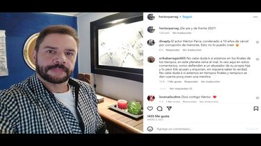 El actor Héctor Parra.&nbsp;