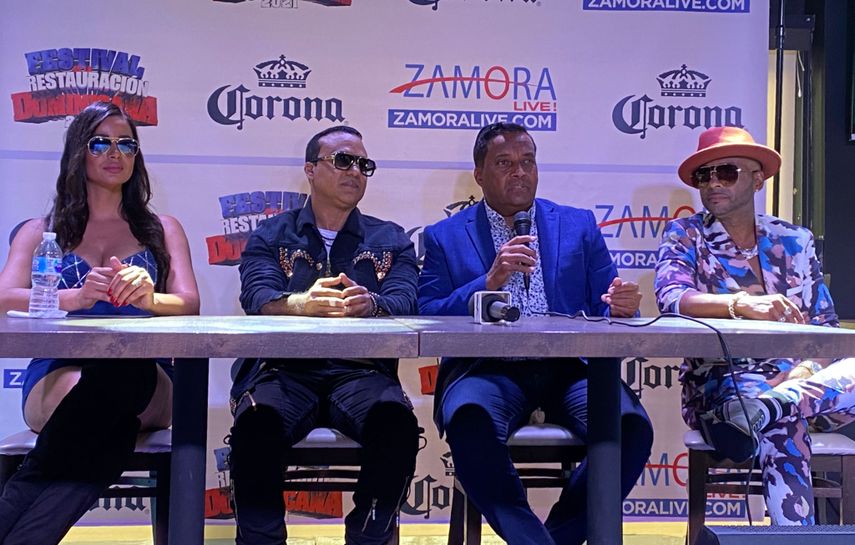 Imagen de la rueda de prensa del Festival del Día de la Restauración de República Dominicana
