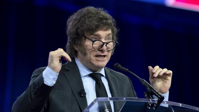 El presidente de Argentina Javier Milei.