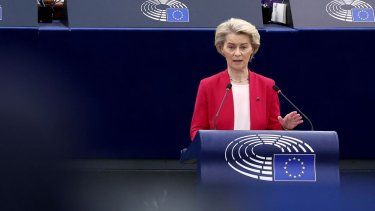 LA presidenta de la Comisión Europea, Ursula von der Leyen.