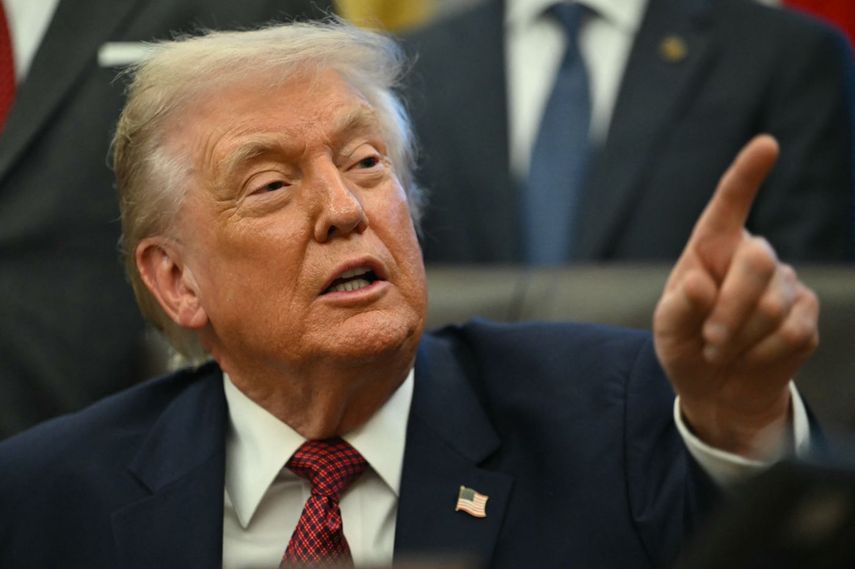 El presidente Donald J. Trump en una reunión en la Casa Blanca.