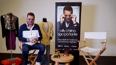 Willy Chirino en el Museo Histórico de Miami donde concedió una entrevista a DIARIO LAS AMÉRICAS con motivo del lanzamiento del disco Sigo Palante.&nbsp;