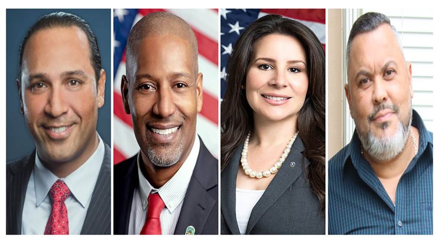 Elvis Maldonado, Julio Guzmán, Erica Ávila y Maykol Enriquez.