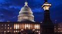Imagen nocturna en el Capitolio en Washington. Imagen nocturna en el Capitolio en Washington.