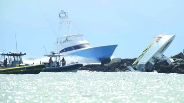 La embarcación en la que viajaba José Fernández y sus dos amigos colisionó con un rompeolas en la entrada al puerto de Miami&nbsp;