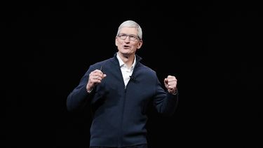 El consejero delegado de&nbsp;Apple, Tim Cook, discurso durante un evento en la Brooklyn Academy of Music en Nueva York.