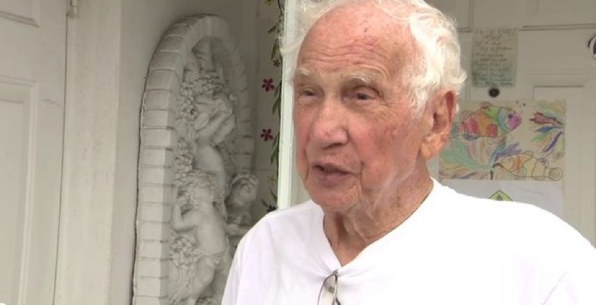 Maurice Blanchar, de 89 años,&nbsp;dijo sentirse afortunado de estar vivo.