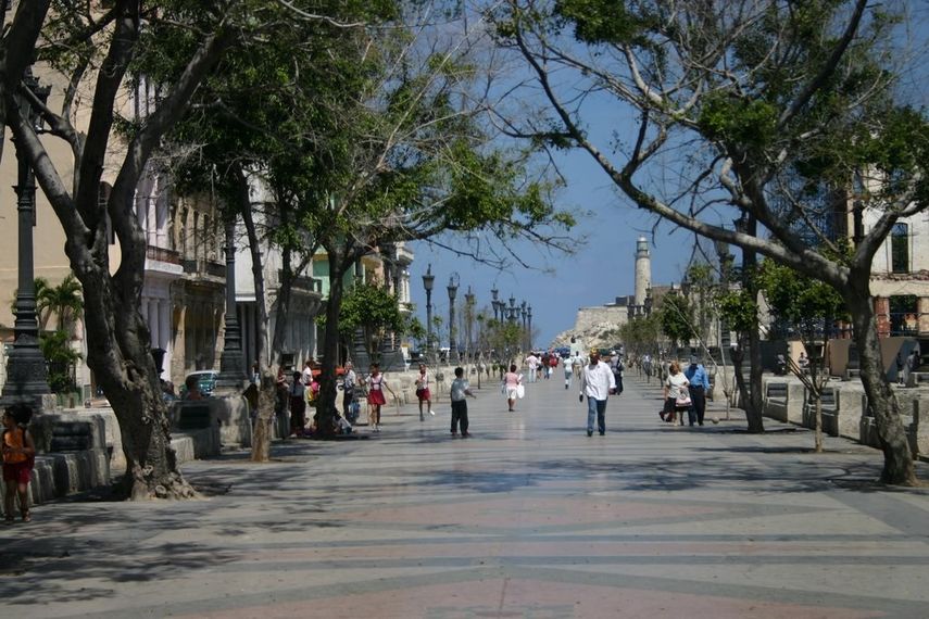 Paseo del Prado, La Habana.