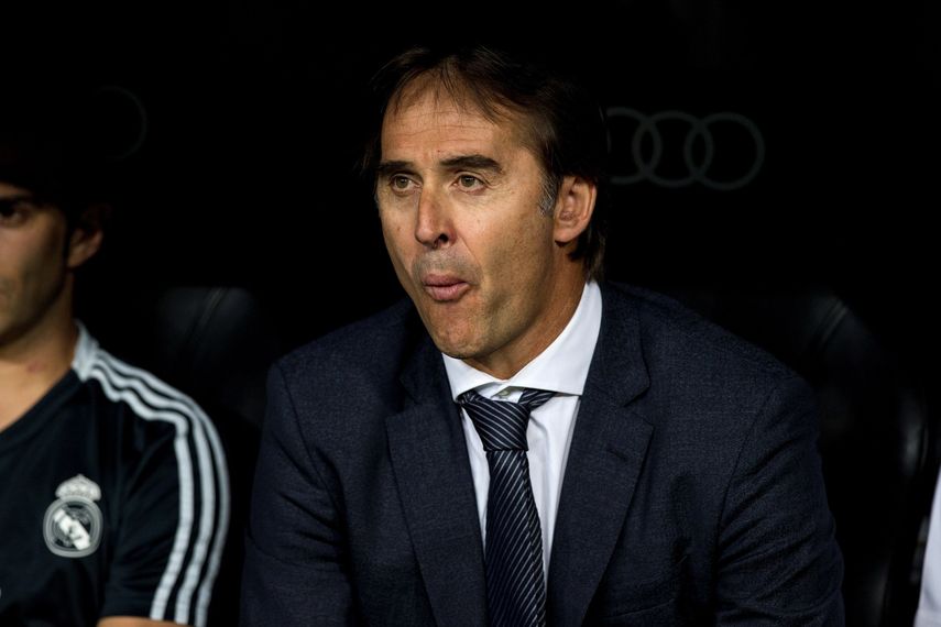 Lopetegui estaba fuera de la vista pública desde su destitución del cuadro merengue.
