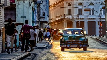 Una calle en La Habana, Cuba.&nbsp;