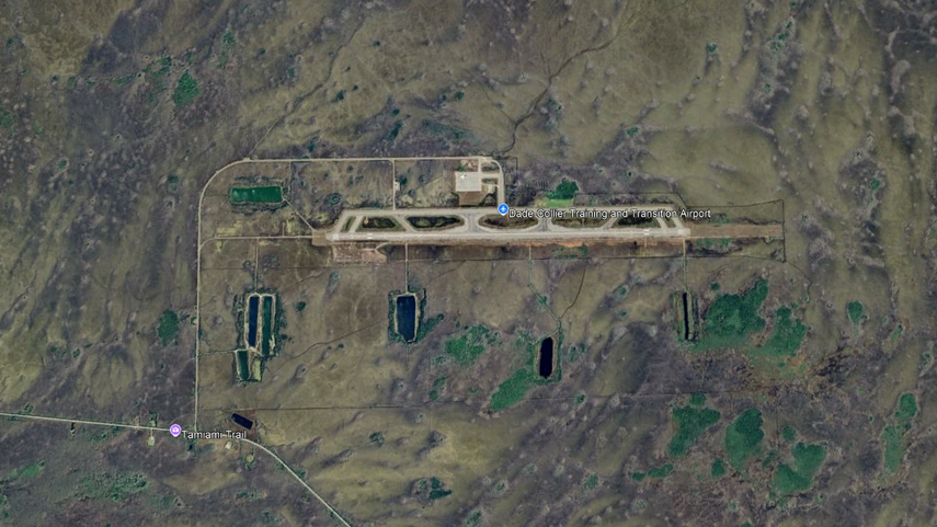 Imagen aérea del antiguo aeropuerto en donde funcionará el centro de detención de inmigrantes Alcatraz. Imagen aérea del antiguo aeropuerto en donde funcionará el centro de detención de inmigrantes Alcatraz.