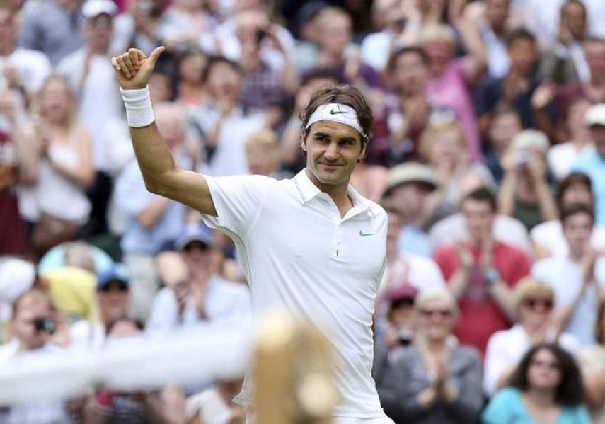 Federer batió sin problemas al estadounidense Steve Johnson. (EFE)