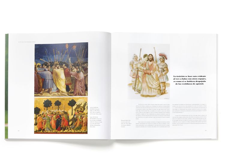 Páginas de Vía Crucis, de Fernando Botero. 