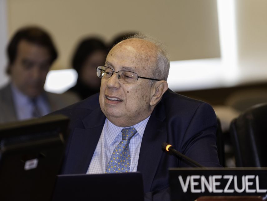 El venezolano Gustavo Tarre, representante en la Organización de Estados Americanos (OEA) del líder opositor Juan Guaidó.