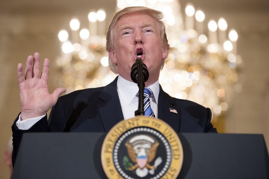 Donald Trump, presidente de los Estados Unidos.