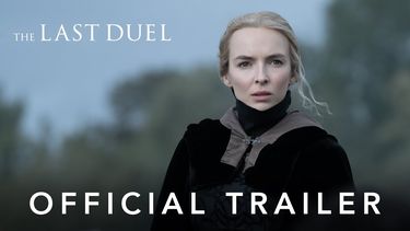Captura de pantalla del trailer de la película El último duelo, protagonizada por Jodie Comer, Matt Damon, Adam Driver y Ben Affleck.&nbsp;