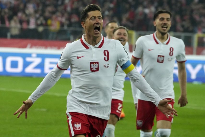 El polaco Lewandowski es capitán ucraniano en Catar&nbsp;