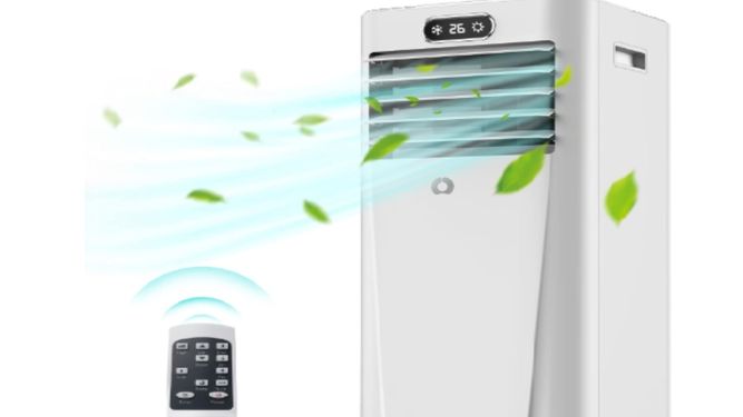 Un aire acondicionado portátil