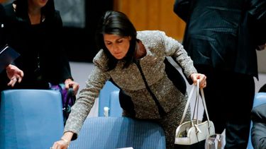 Nikki Haley, embajadora de EEUU ante la ONU.&nbsp;
