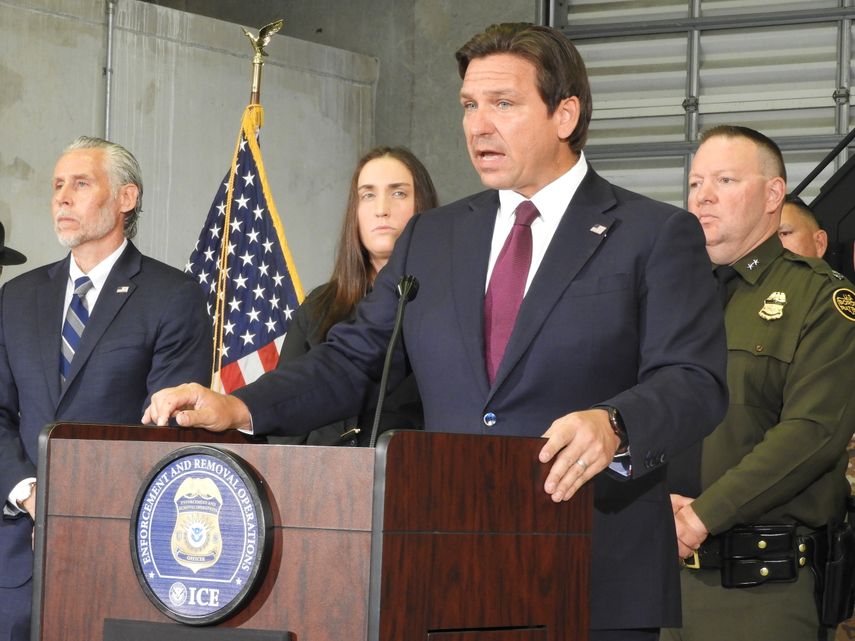Ron DeSantis, gobernador de Florida.&nbsp;