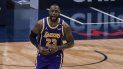 El jugador de los Lakers de Los Ángeles LeBron James (con el 23) celebra una canasta contra los Pelicans de Nueva Orleans, en Nueva Orleans, el domingo 16 de mayo de 2021. El jugador de los Lakers de Los Ángeles LeBron James (con el 23) celebra una canasta contra los Pelicans de Nueva Orleans, en Nueva Orleans, el domingo 16 de mayo de 2021.