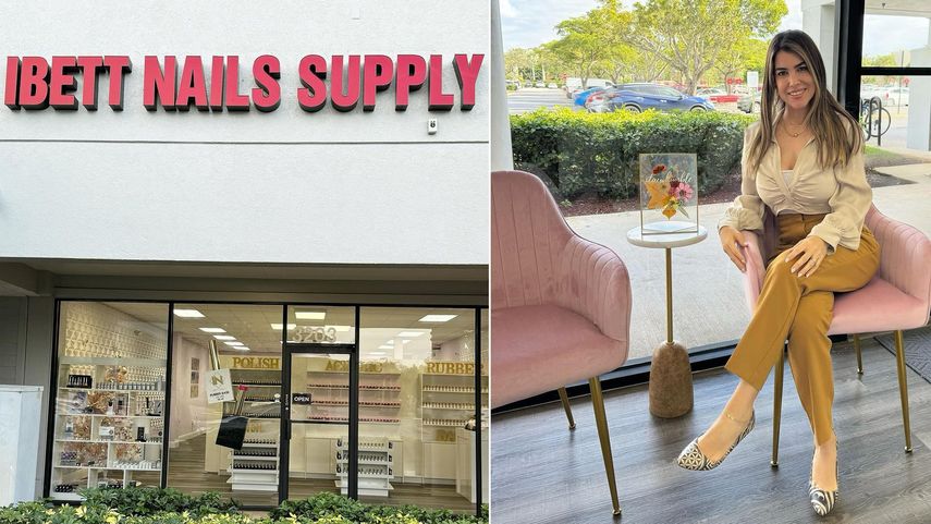 Ibett Sánchez, la manicurista cubana de Karol G, inaugura local en Florida.