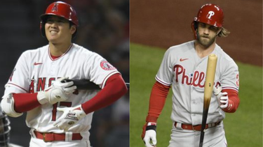 Japonés Ohtani, por votación unánime, y Harper son los MVP de Grandes Ligas
