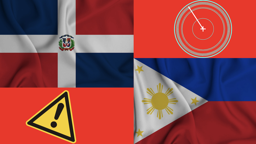 Reportan un sismo en República Dominicana, y otro en Filipinas.&nbsp;