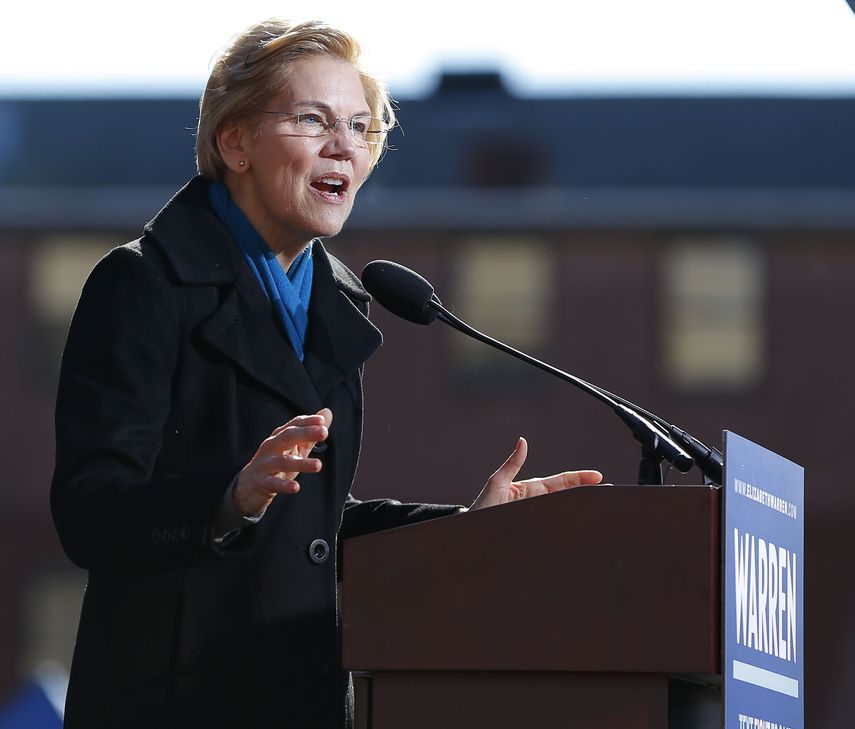 La senadora demócrata por Massachusetts, Elizabeth Warren. 