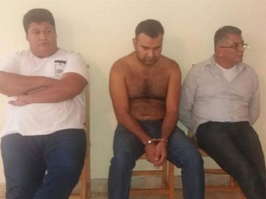 Presuntos narcotraficantes detenidos en Paraguay.