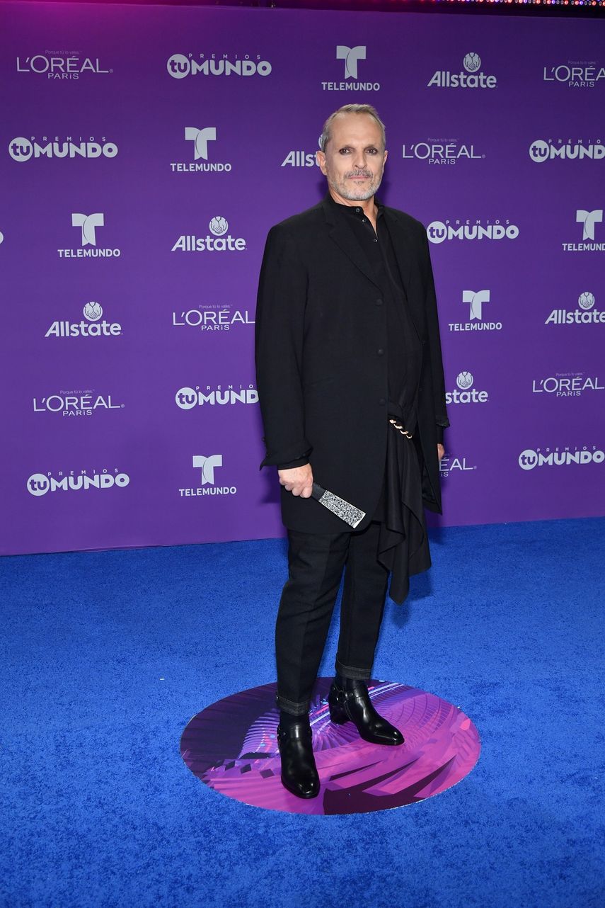 El cantante español Miguel Bosé fue reconocido como Persona del Año en 2013 en un evento realizado en Miami por Academia Latina de la Grabación.