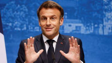 El presidente de Francia, Emmanuel Macron