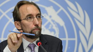 Zeid Raad Al Hussein, máximo responsable de DDHH de la ONU.