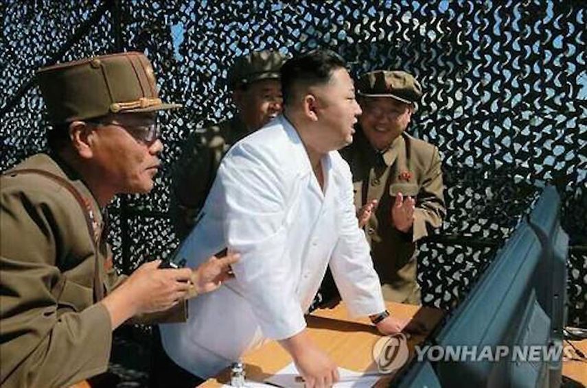 El líder norcoreano Kim Jong-un supervisó el ensayo subterráneo en el Centro Espacial Sohae