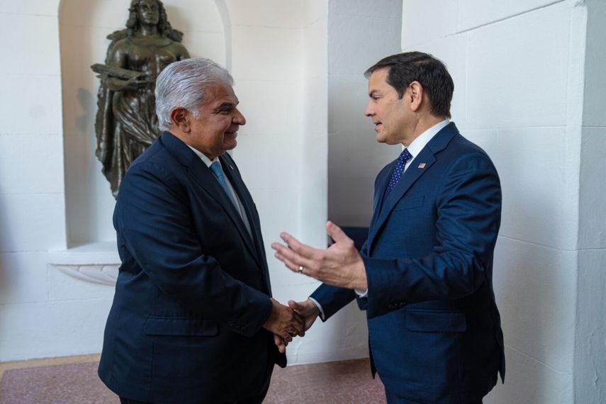 El secretario Rubio agradece al presidente Mulino por su apoyo a un programa conjunto de repatriación, que ha reducido la migración ilegal a través del Tapón del Darién. Febrero 2025